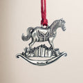 Solid Pewter Christmas Ornament - Shatterproof Metal Holiday Decor
