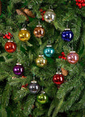 2-Inch Shatterproof Ball Ornaments - Set of 12 Glass-Look Holiday Decor