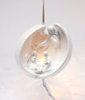 3" Handmade Ceramic Religious Ornament - Porcelain Holiday Decor