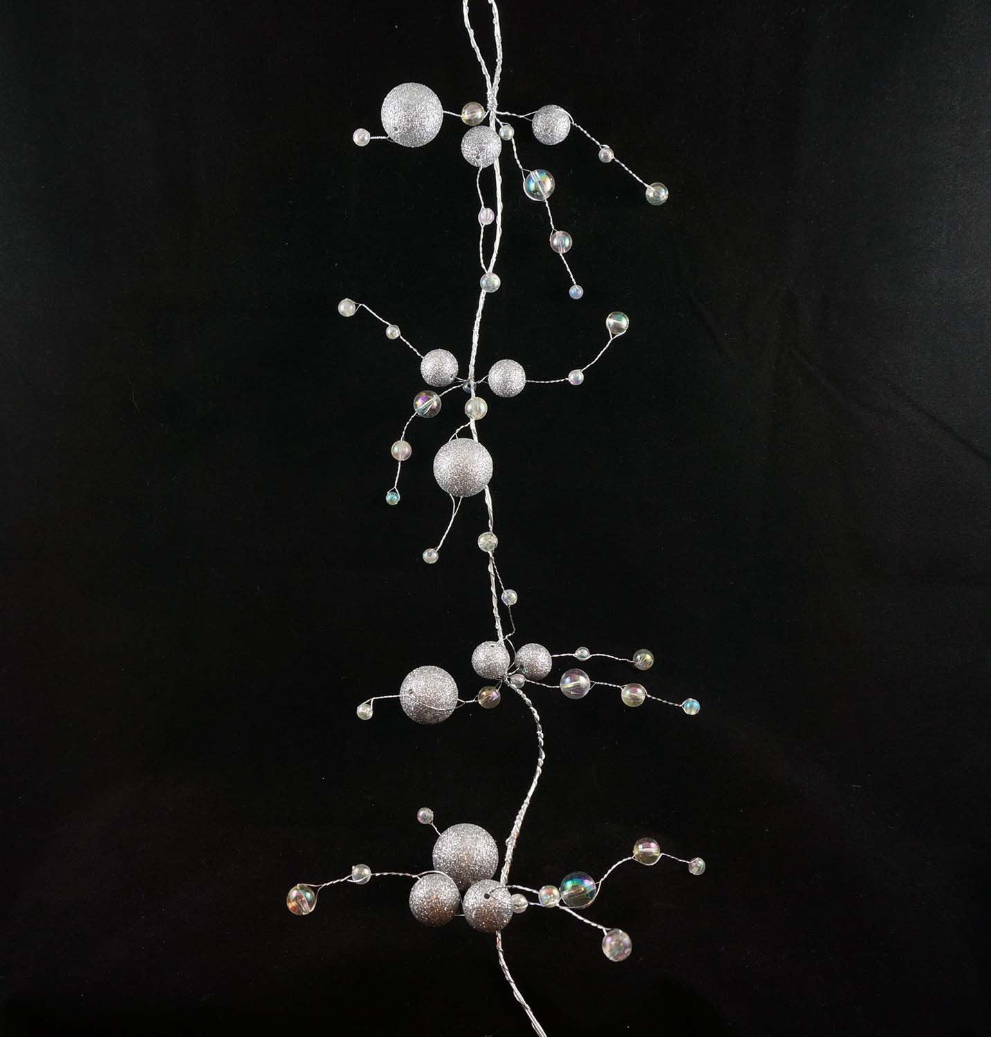 72-Inch Acrylic Beaded Garland for Wedding and Holiday Decor