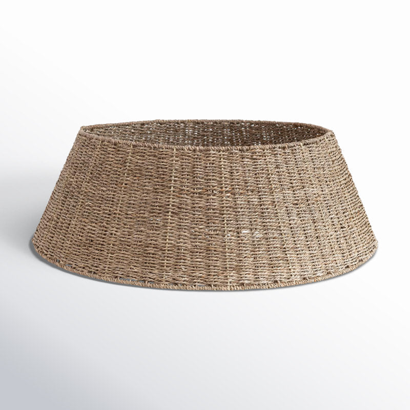 Seagrass Christmas Tree Collar - Handwoven Farmhouse Tree Ring