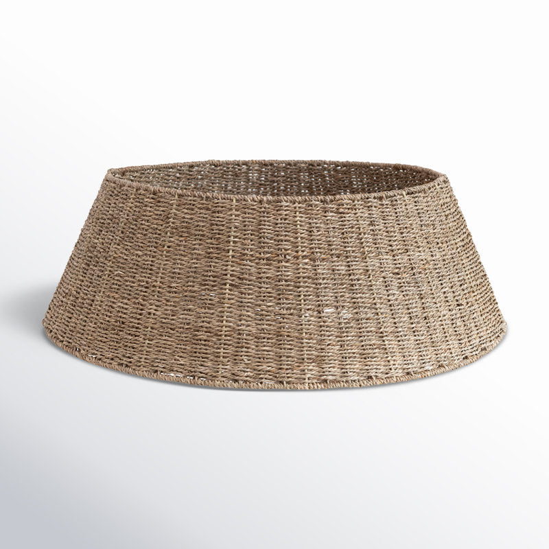 Seagrass Christmas Tree Collar - Handwoven Farmhouse Tree Ring